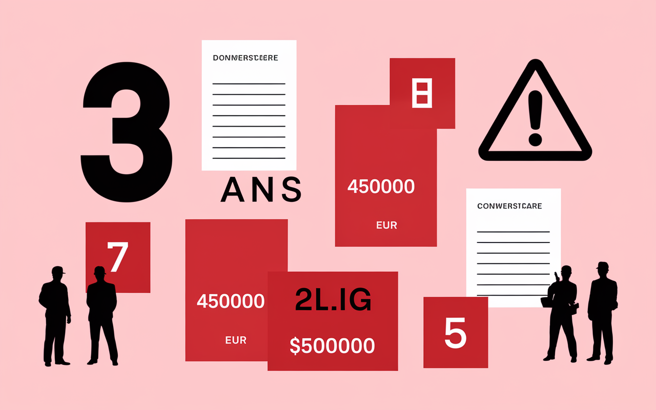Tableau des sanctions attestation legale chiffres cles