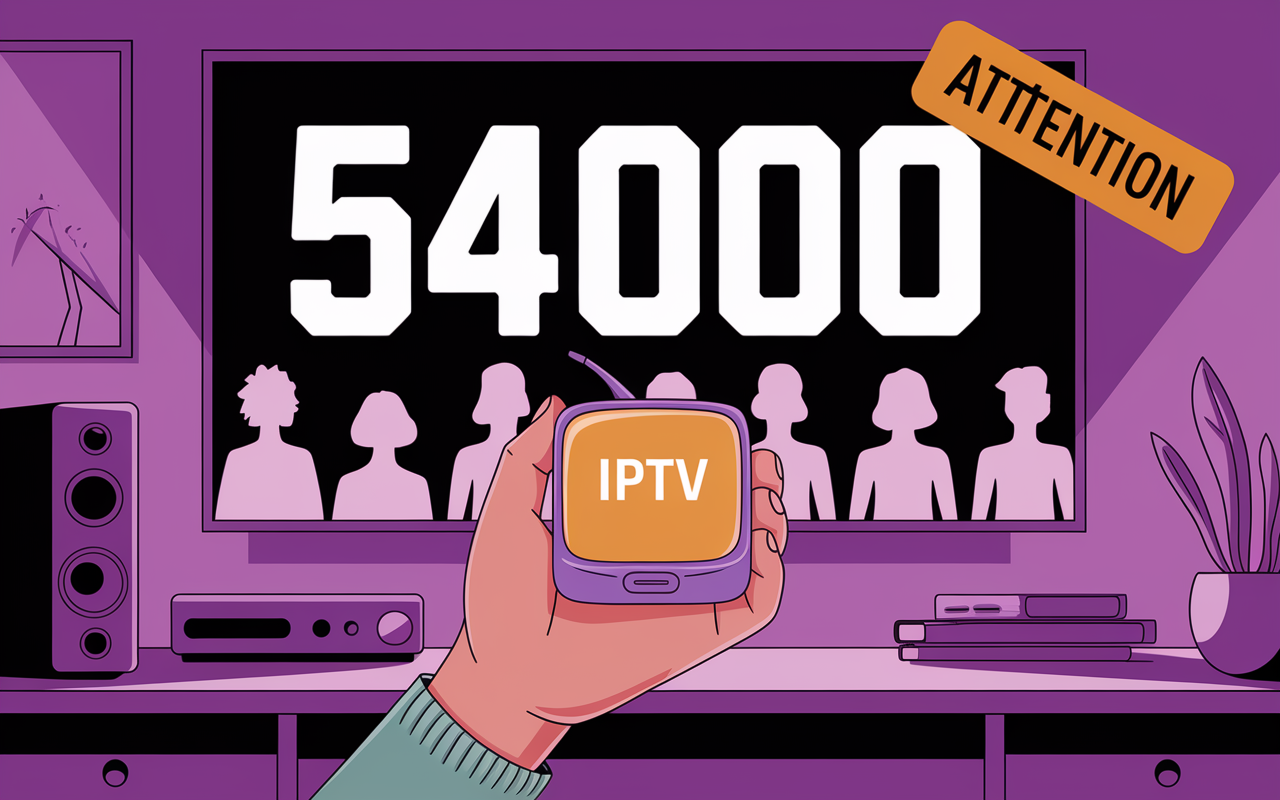 Arnaque box IPTV 54000 chaines dangers legalite TV 2025