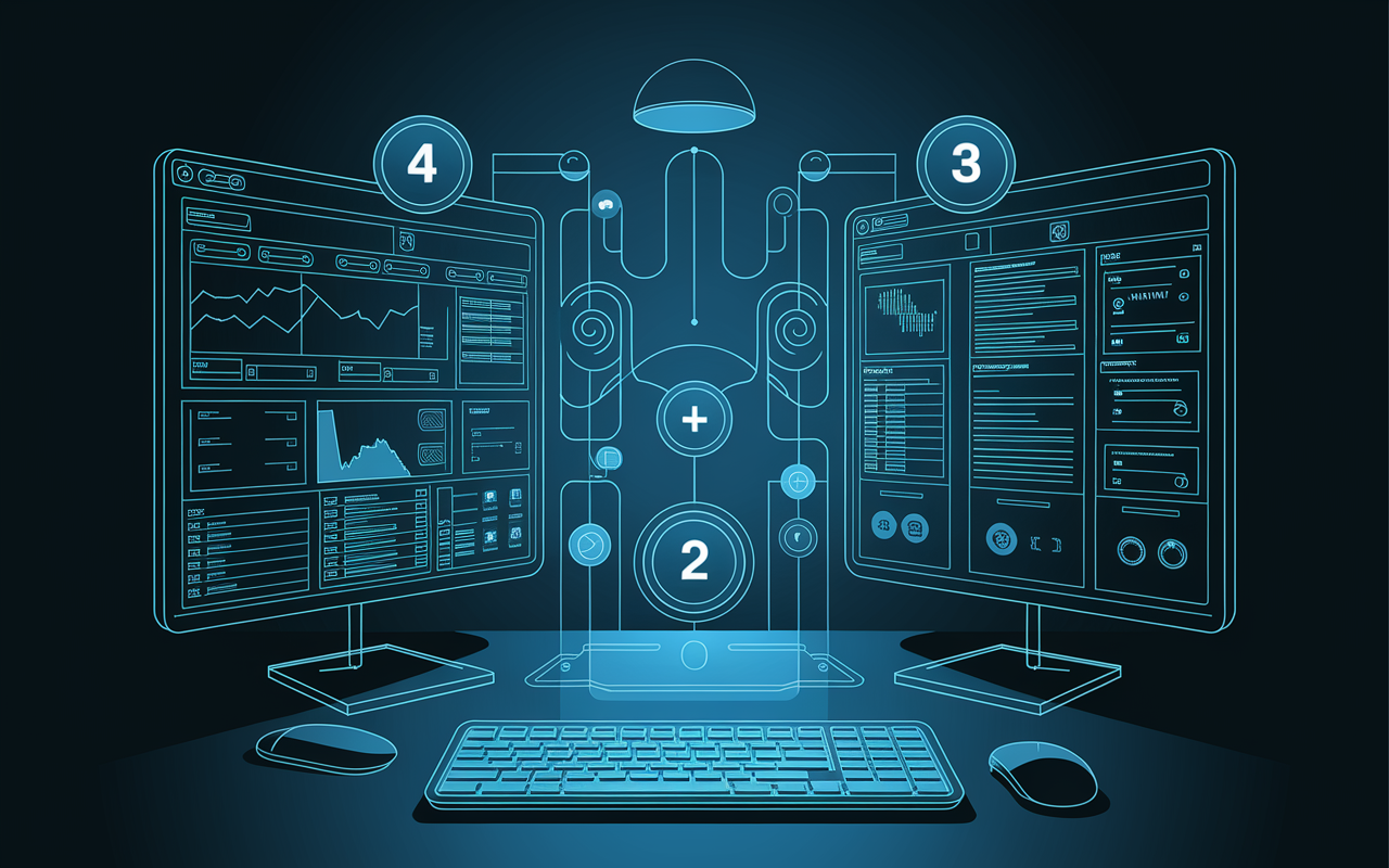 fonctionnalites adalo editeur visuel automation