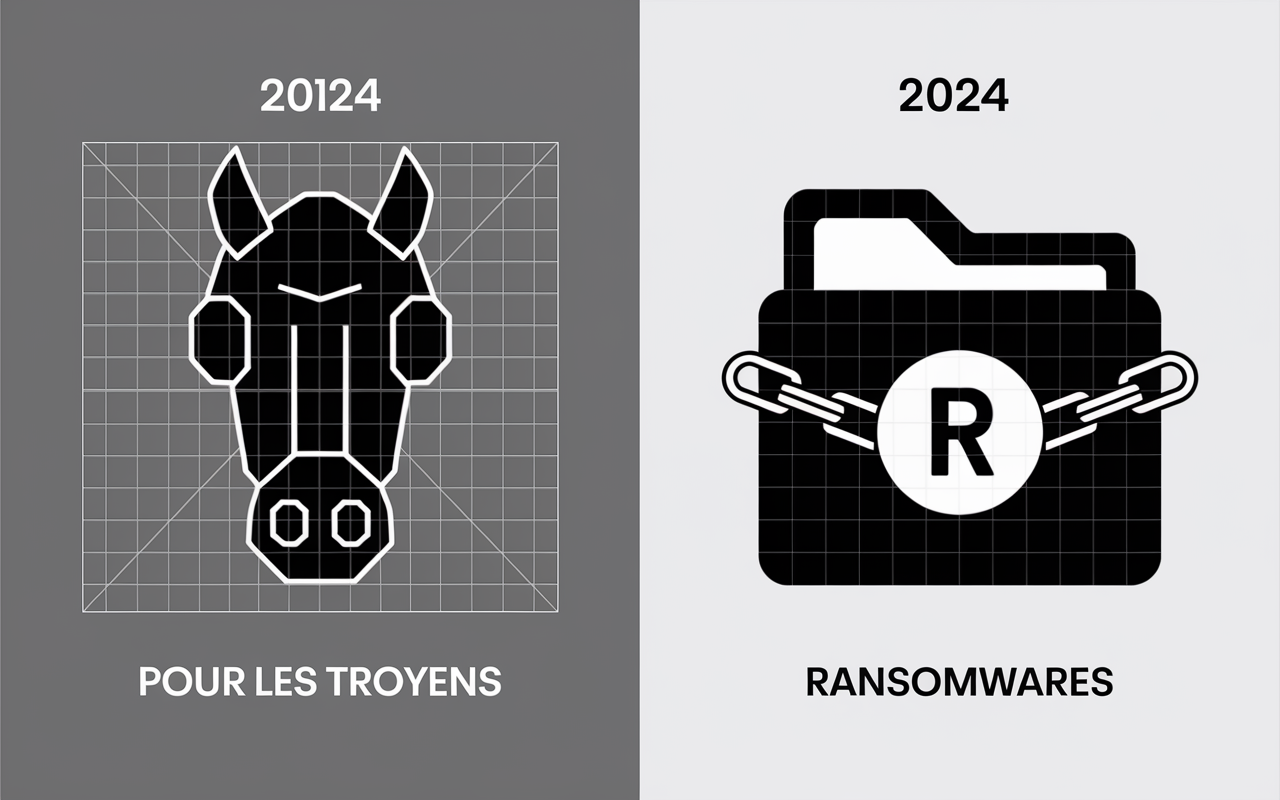comparatif troyen ransomware 2024 logiciel malveillant