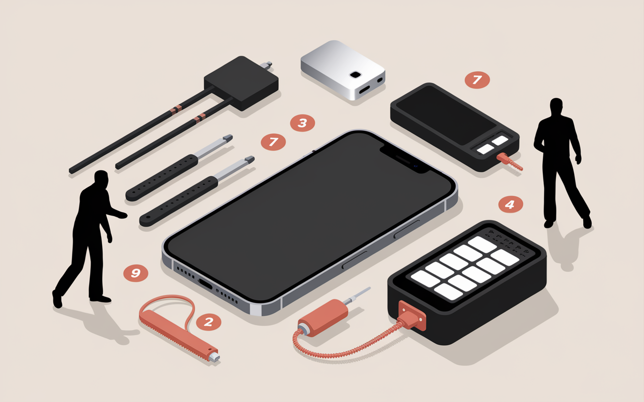 Etapes remplacement batterie iPhone DIY
