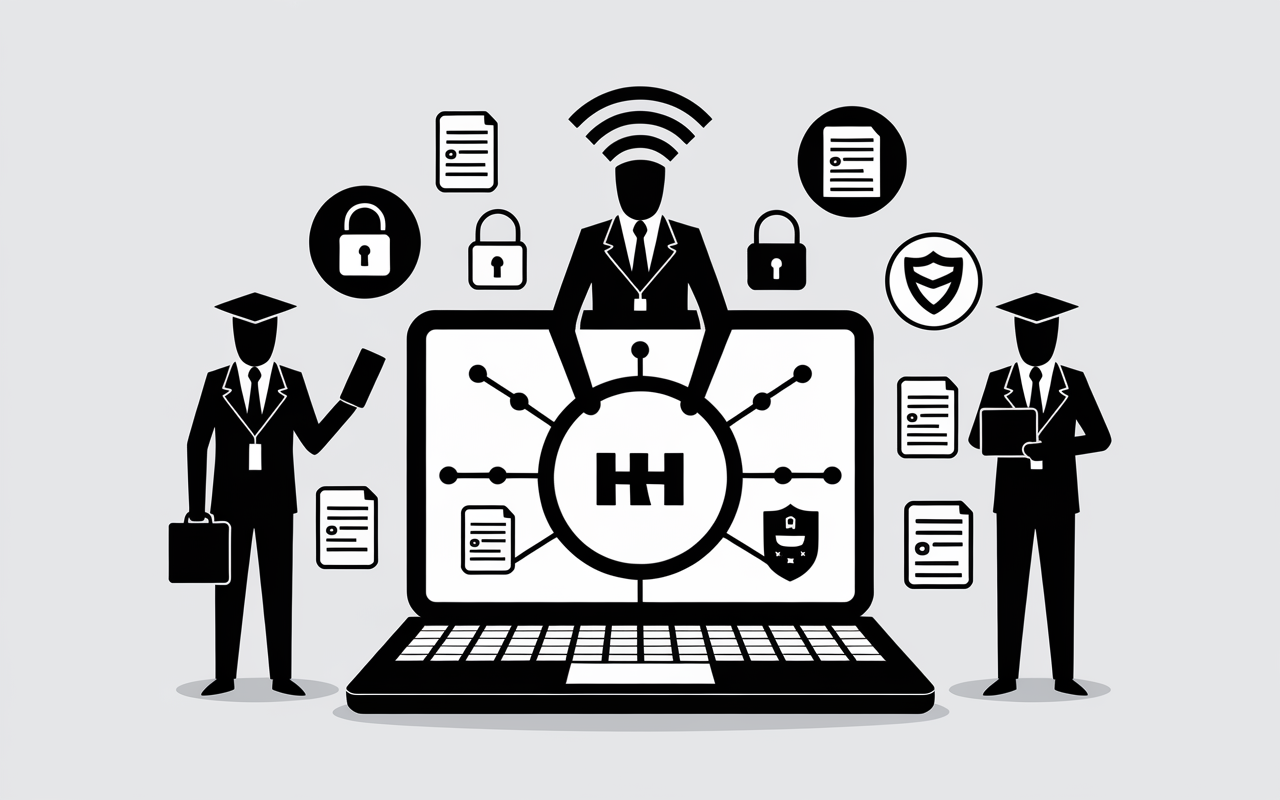 Agents municipaux utilisant intraparis nomade rh sur ordinateur et mobile