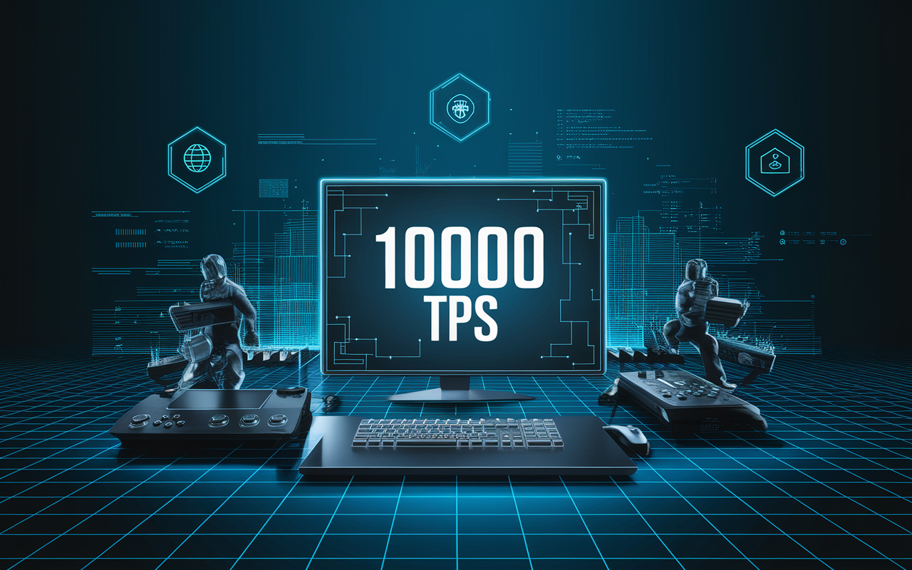 Ultra UOS blockchain gaming plateau 10000 TPS rapidite