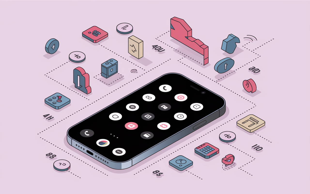 20 go internet combien de temps tableau stylise smartphone usages