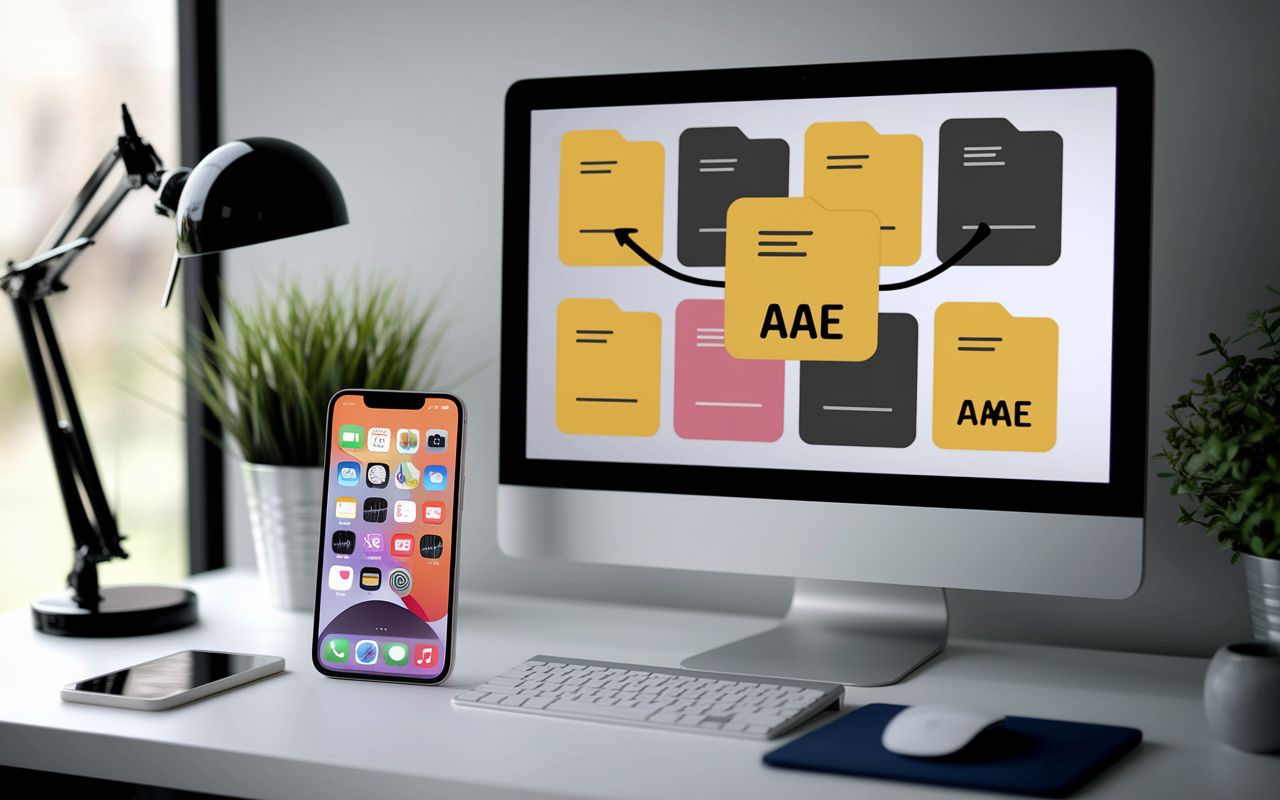 schema aae iphone fichiers transfer