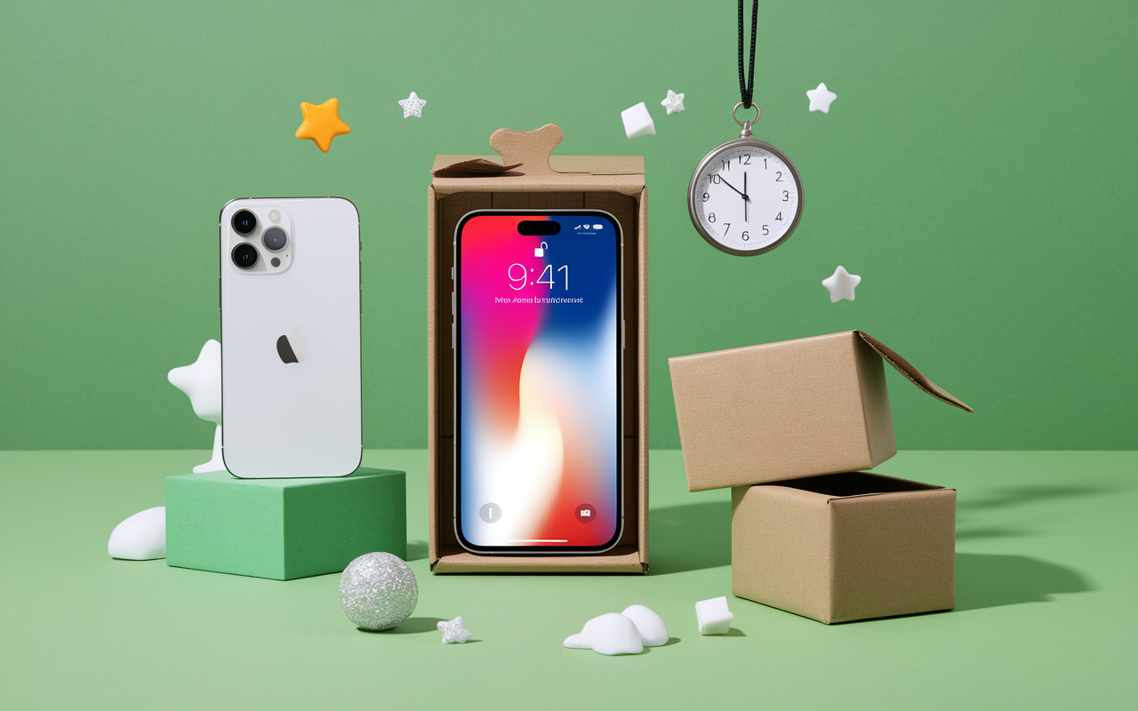 iphone 13 blanc dans emballage avec note et livraison