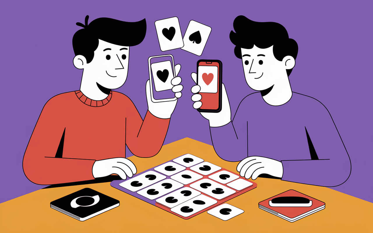 personnages jouant jeu de mémoire google accès rapide