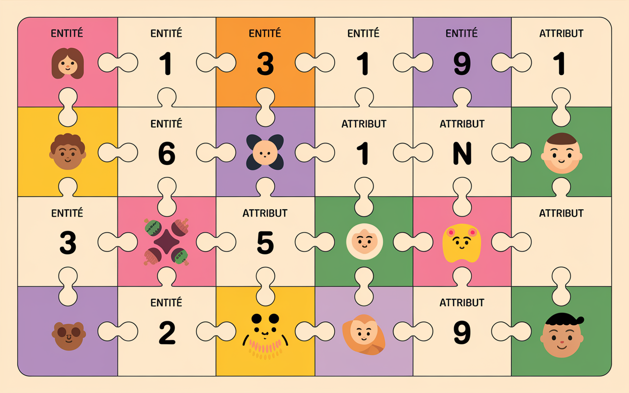 éléments d’un modèle conceptuel de données associations et cardinalités
