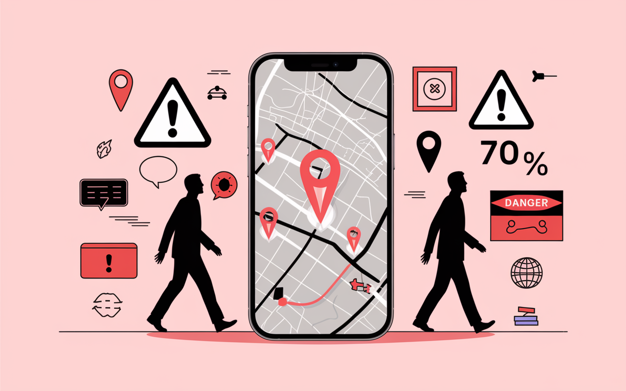 weward danger geolocalisation privacy
